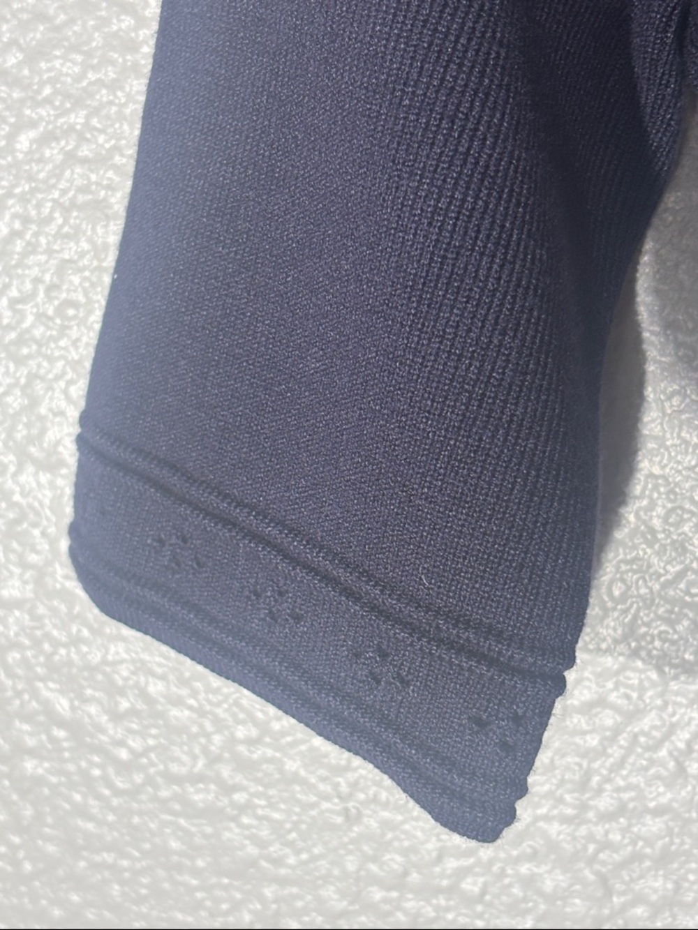 Eliza J Classic Navy V-Neck A-Line Fit-and-Flare  Knit Sweater Dress - Picture 9 of 16